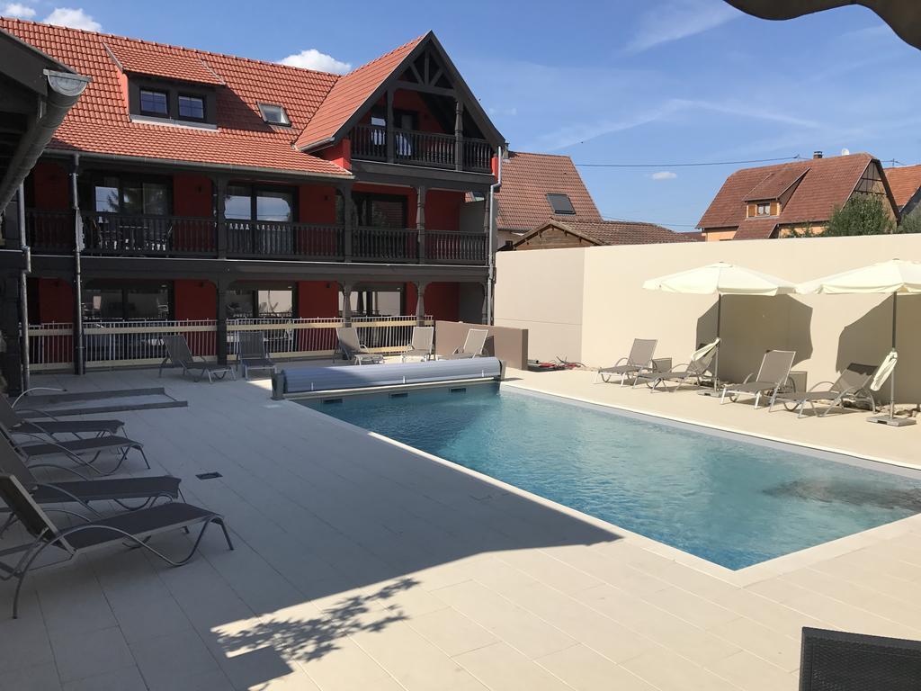 Au Soleil, Hotel Restaurant & Spa Valff Exteriör bild