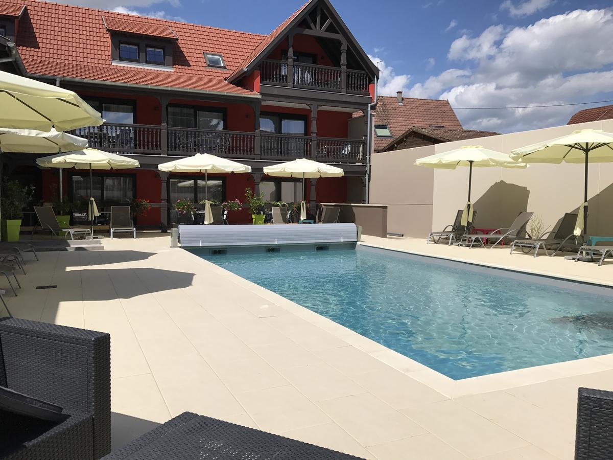 Au Soleil, Hotel Restaurant & Spa Valff Exteriör bild